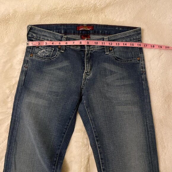 Women's Blue and Navy Jeans - Picture 4 of 5